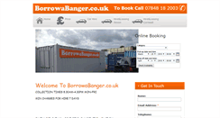 Desktop Screenshot of borrowabanger.co.uk